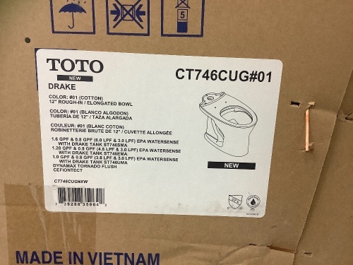 Toto Toilet Base, Appears new - Lot 24