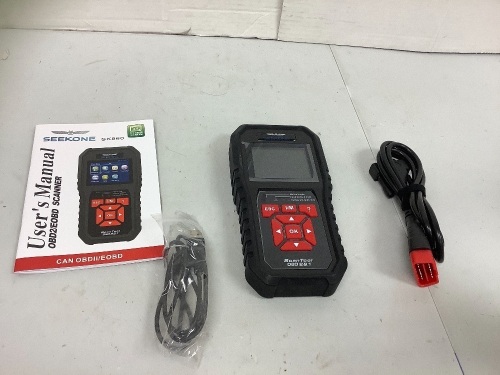 SeekOne Next Gen OBD II & Can Scan Tool, E-Commerce Return, Powers Up - Lot 104