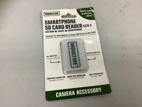 Moultrie Smartphone SD Card Reader, E-Commerce Return - Lot 133