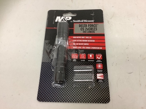 M&P Flashlight, Untested, Missing Batteries, E-Commerce Return - Lot 172