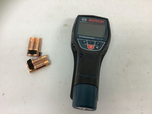 BOSCH Wall & Floor Detection Scanner D-TECT 120, Powers Up, E-Commerce Return - Lot 209