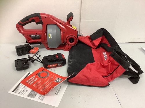 Populo Drain Auger Kit, Powers Up, E-Commerce Return - Lot 210