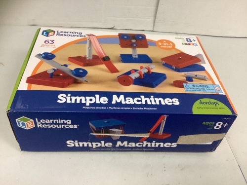 Learning Resources Simple Machines, E-Commerce Return - Lot 215