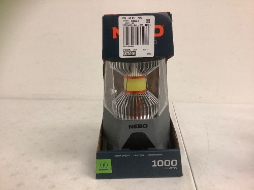 Nebo Galileo 1000 Ultra Bright Lantern, E-Comm Return - Lot 291