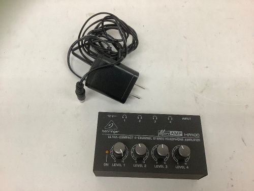4-Channel Stereo Headphone Amplifier, E-Comm Return - Lot 371