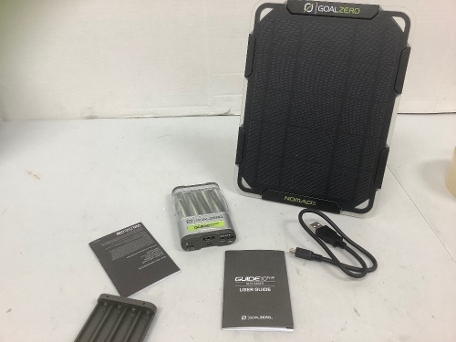 Power Bank + Solar Panel, E-Comm Return - Lot 416