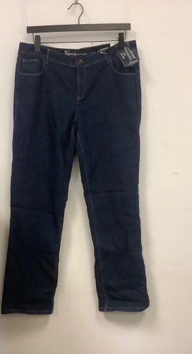 Natural Reflections Womens Jeans, Size 16, E-Comm Return - Lot 453