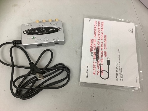 USB/Audio Interface with Digital Output, E-Comm Return - Lot 473