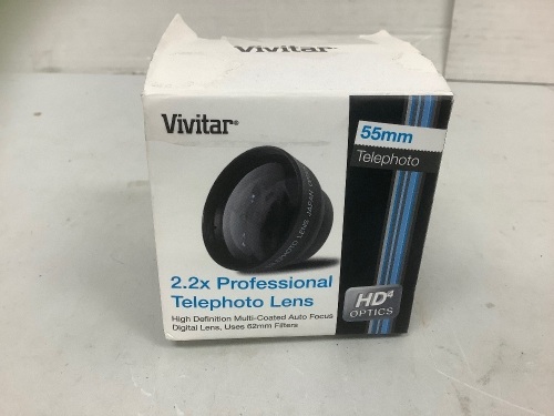 55mm Telephoto Lens, E-Comm Return - Lot 488