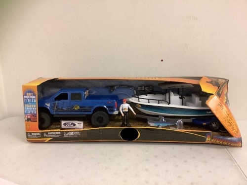 Imagination Adventure Truck and Boat Playset, E-Commerce Return - Lot 544