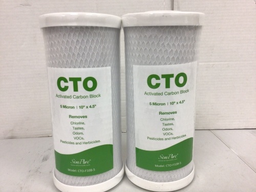 SimPure CTO Water Filters, Appears New - Lot 552