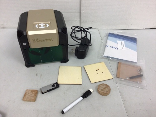 Mysweety Engraving Machine, Powers Up, E-Commerce Return - Lot 555