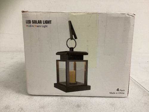4 Pack Small LED Solar Lights, Appears new - Lot 593