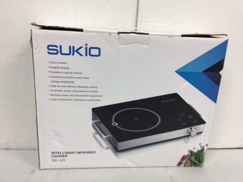 Sukio Portable Stove Top, E-Comm Return - Lot 629