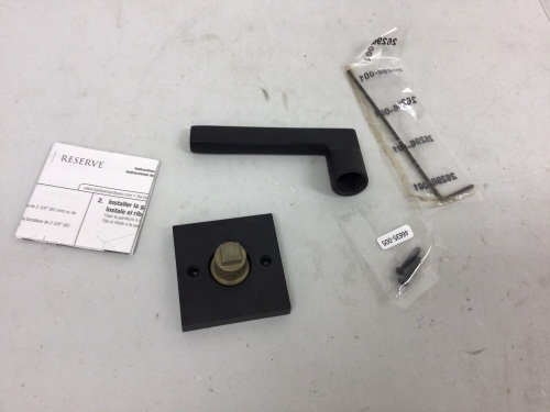 Baldwin Square Passage Door Lever Set, E-Commerce Return - Lot 648