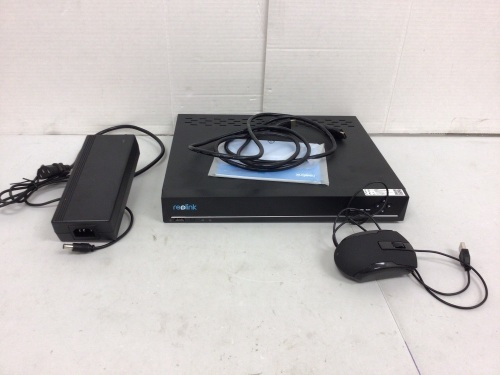 REOLINK 4K PoE 16 Channel PoE NVR, Powers Up, E-Commerce Return - Lot 678