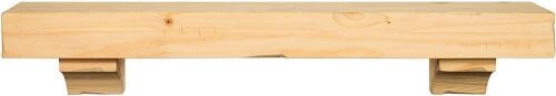 Pearl Mantels 412-72 Shenandoah Mantel Shelf, 72-Inch, Unfinished - Lot 47