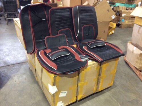 Lot of (16) Leather Seat Cover Sets, Unknown Fit  - Lot 54