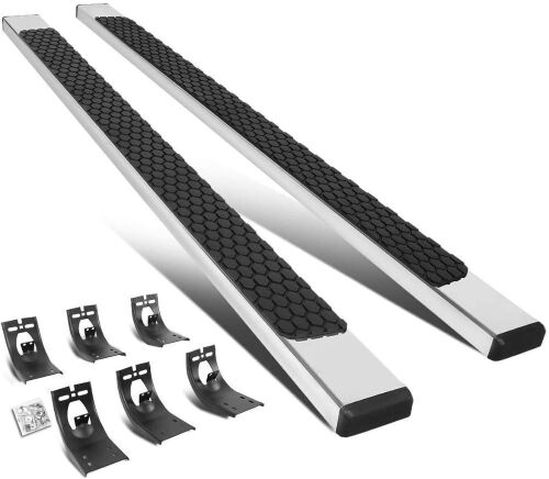 DNA MOTORING Stainless Steel 5" Flat Nerf Step Bar Running Board for 09-18 Ram 1500 Crew Cab 4Door - Lot 63