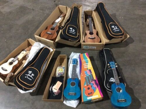 Lot of (5) Donner Ukuleles  - Lot 79