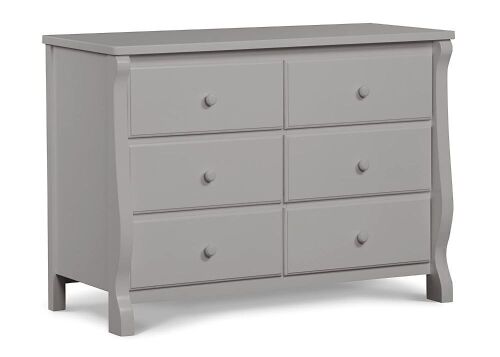 Delta Children Universal 6 Drawer Dresser, Grey - Lot 89