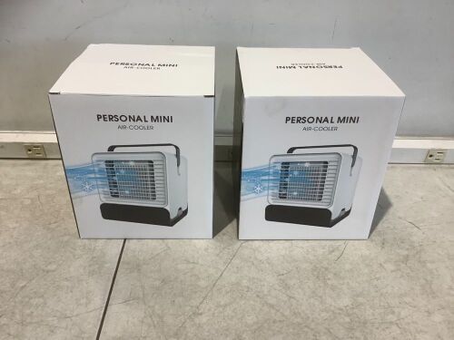 Lot of (2) Personal Mini Air-Coolers  - Lot 100