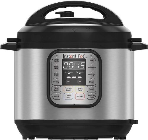 Instant Pot Duo 7-in-1 Electric Pressure Cooker, Slow Cooker, Rice Cooker, Steamer, Sauté, Yogurt Maker, Warmer & Sterilizer, 6 Quart - Lot 111