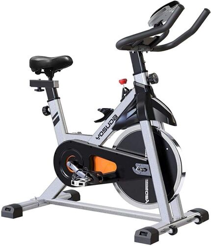 YOSUDA Indoor Stationary Cycling Bike with Ipad Mount & Comfortable Seat Cushion - Lot 280