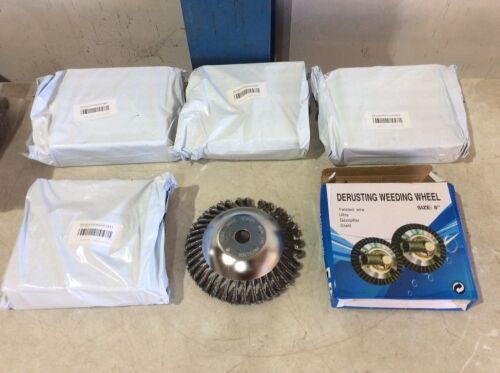 Lot of (5) 8" Derusting Weeding Wheels - Lot 283