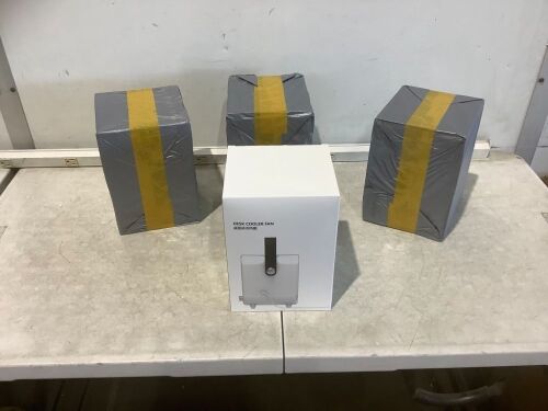 Lot of (4) Desk Cooler Fans - Lot 345