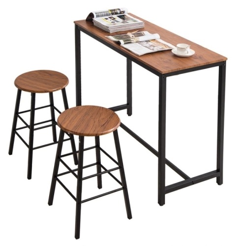 3-Piece Pub Table Set with 2 Bar Stools - Lot 448