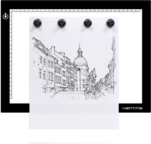 Kenting Magnetic K4M Portable USB Powered LED Tracing Adjustable Light Pad  - Lot 545