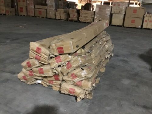 Lot of (14) 360-Degree Solar LED Cantilever Offset Patio Umbrella w/ Tilt, 10ft - Water Damaged Boxes - Lot 591