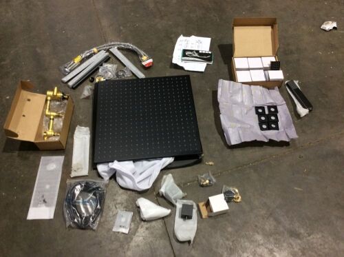 Built-In Shower System with Large Shower Head & 6 Small Heads  - Lot 610