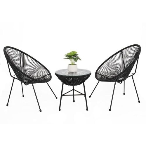 3 Piece Outdoor Patio Bistro Set  - Lot 619