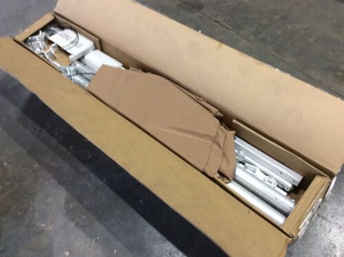12x10 ft Retractable Patio Awning, Sandy Color - Unknown if Complete - Lot 827