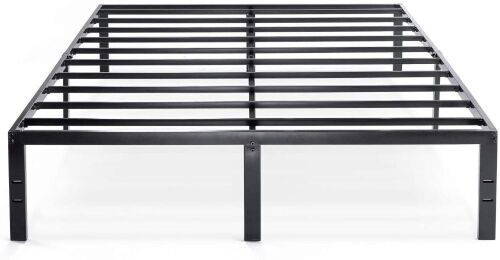Best Price Mattress 14 Inch Metal Platform Bed w/Heavy Duty Steel Slats, Full  - Lot 858