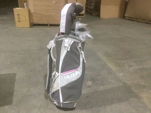 9 Pc Right Handed Golf Club Set with Golf Bag - Bag is Dirty   - Lot 932
