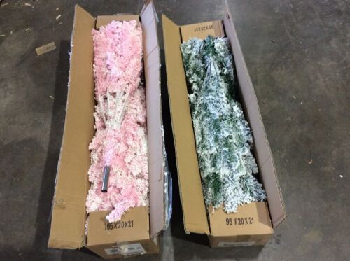 Lot of (2) Artificial Christmas Trees  - Lot 943
