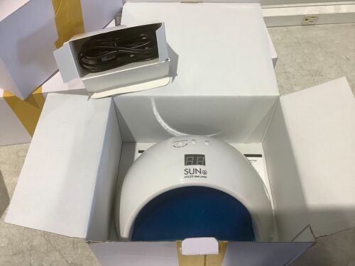Lot of (4) Sun6x UV LED Nail Lamps  - Lot 1022