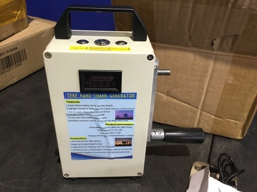 Hand Crank Generator - Lot 1079
