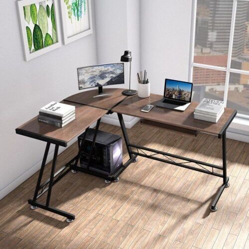 Odema L-Shaped Interchangeable Gaming Desk  - Lot 1082