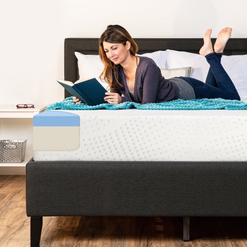 10in Dual Layered Mattress w/ Gel Memory Foam, Queen. Appears New - Lot 30