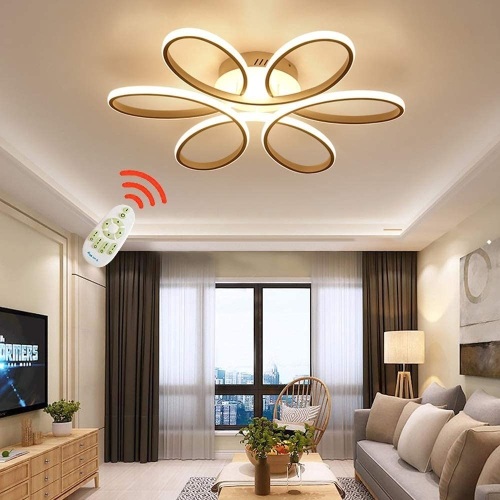 ZipLighting Modern LED Ceiling Light, Dimmable with Remote. Appears New - Lot 69