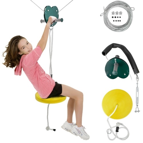 80 ft. Zipline Kit, 440lbs Capacity. Appears New - Lot 85