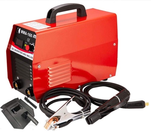 MMA-160 20-160A Handheld Mini Electric Welder ARC Welding Machine Solder Digital Display LCD Stick ARC Welder IGBT Inverter 110V Welding for Novice Welders. Appears New - Lot 94