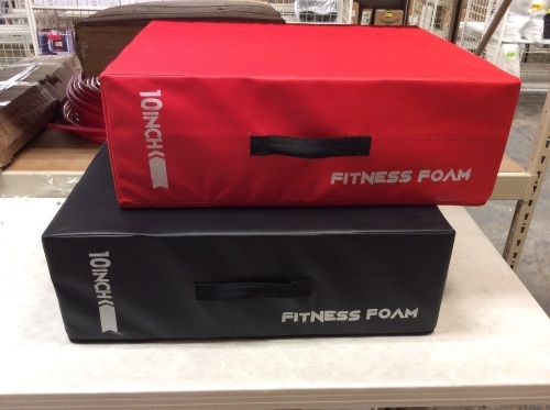 Pair of 10" Thick Weightlifting Drop Pads. Appear New - Lot 107