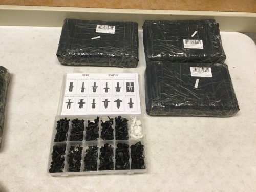 Lot of (4) New 250-Piece Automotive Clip Sets - Lot 108
