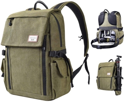 Zecti Camera Backpack, Waterproof Canvas DSLR Camera Bag. NEW - Lot 115