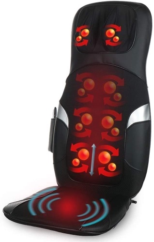 Multiple Zone Back Massage Chair with Deep Kneading and Vibration Plus Programmable Remote. Appears New - Lot 117